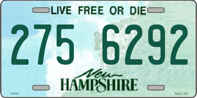 NH license plate 2756292