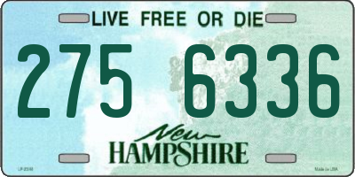 NH license plate 2756336