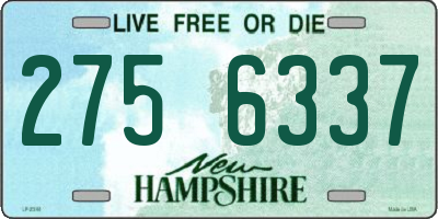 NH license plate 2756337