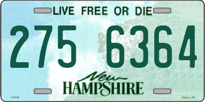 NH license plate 2756364