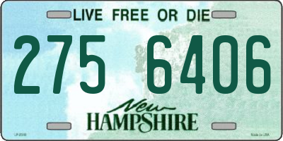 NH license plate 2756406