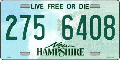 NH license plate 2756408