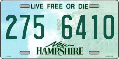 NH license plate 2756410