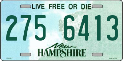 NH license plate 2756413