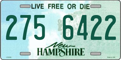 NH license plate 2756422