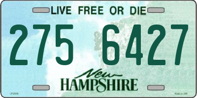 NH license plate 2756427
