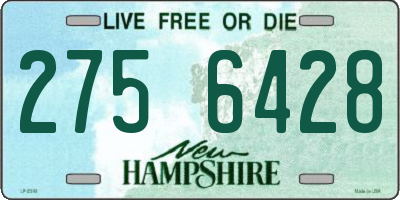 NH license plate 2756428