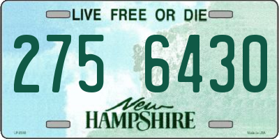 NH license plate 2756430