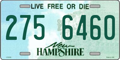 NH license plate 2756460