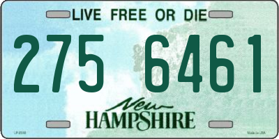 NH license plate 2756461
