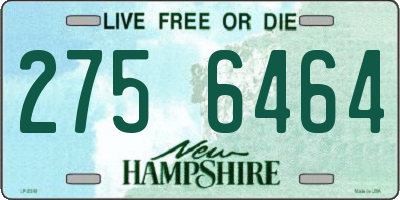 NH license plate 2756464
