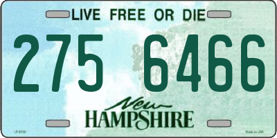 NH license plate 2756466