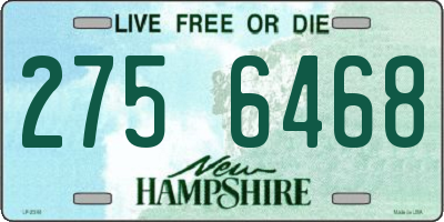 NH license plate 2756468