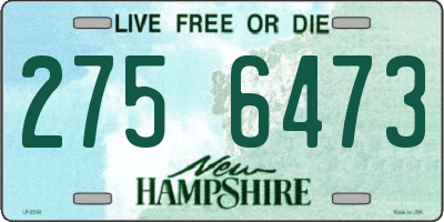 NH license plate 2756473