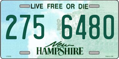 NH license plate 2756480