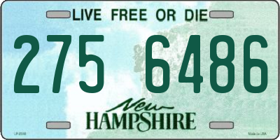 NH license plate 2756486