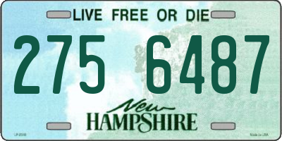 NH license plate 2756487
