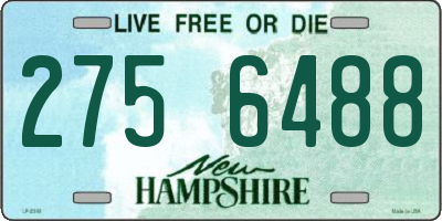 NH license plate 2756488