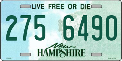 NH license plate 2756490