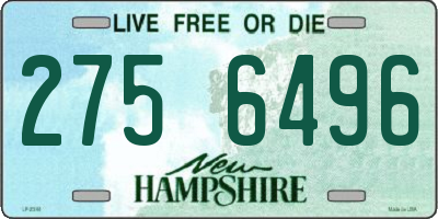 NH license plate 2756496