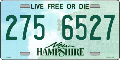 NH license plate 2756527