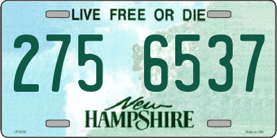 NH license plate 2756537