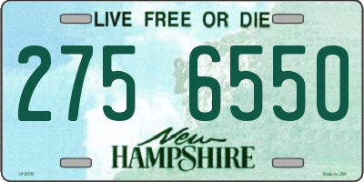 NH license plate 2756550