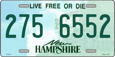 NH license plate 2756552