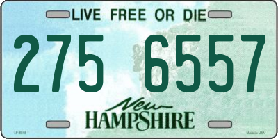 NH license plate 2756557