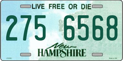 NH license plate 2756568