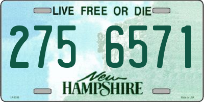NH license plate 2756571