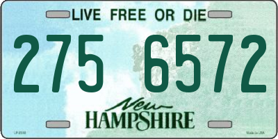 NH license plate 2756572