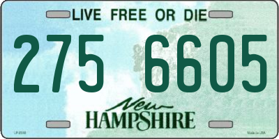 NH license plate 2756605