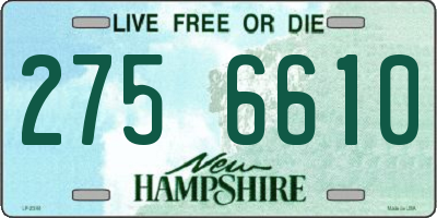 NH license plate 2756610
