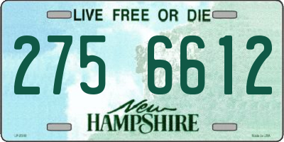 NH license plate 2756612