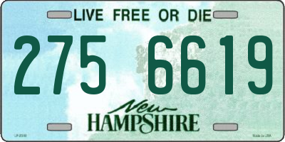 NH license plate 2756619