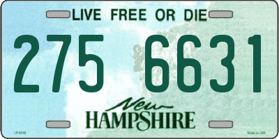 NH license plate 2756631