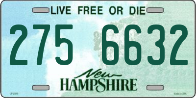 NH license plate 2756632