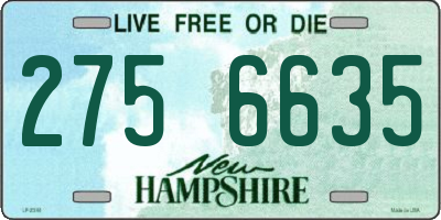 NH license plate 2756635