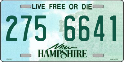 NH license plate 2756641