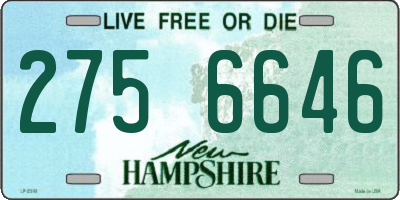 NH license plate 2756646