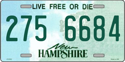 NH license plate 2756684