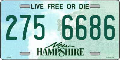 NH license plate 2756686