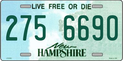 NH license plate 2756690