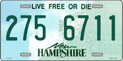NH license plate 2756711