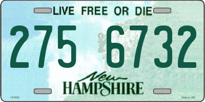 NH license plate 2756732