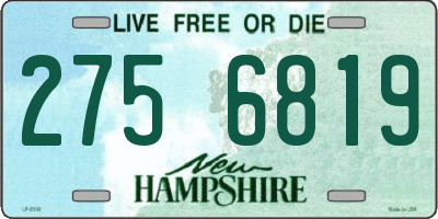 NH license plate 2756819