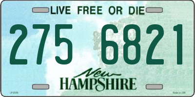 NH license plate 2756821