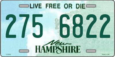 NH license plate 2756822