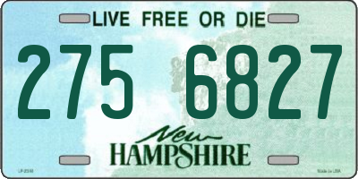 NH license plate 2756827